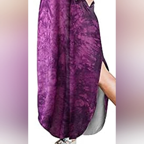 ANRABESS Women's Casual Loose Sundress Long Dress Sleeveless Split Maxi Dresses - Picture 2 of 8